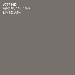 #76716D - Limed Ash Color Image